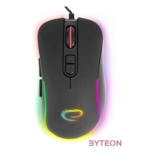 Esperanza Hesperis USB Type-C vezetékes 7D Gamer egér, RGB fekete