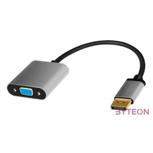 Logilink DisplayPort adapter, DP,M - VGA,F, 1080p,60 Hz, alu, 0,15 m