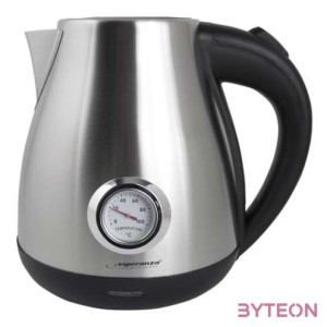 Esperanza Thames elektromos vízforraló homérséklet jelzovel 1,7 liter, inox