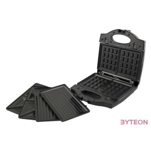 Esperanza Portabella 3in1 melegszendvics süto 750 W fekete