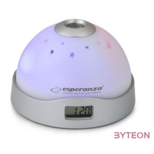 Esperanza Projektoros ébresztőóra led világítással