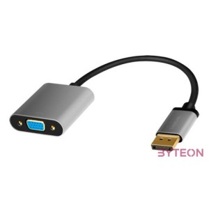 Logilink DisplayPort adapter, DP,M - VGA,F, 1080p,60 Hz, alu, 0,15 m