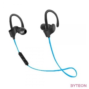 Esperanza Bluetooth mikrofonos sport fülhallgató, kék