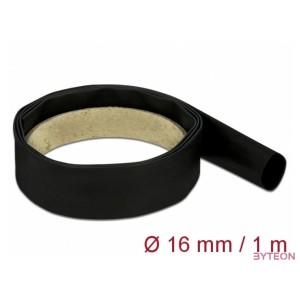 Delock Fekete zsugorcső 1 m x 16 mm