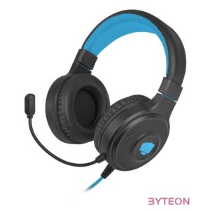 Fury WARHAWK RGB mikrofonos gamer fejhallgató, fekete-kék