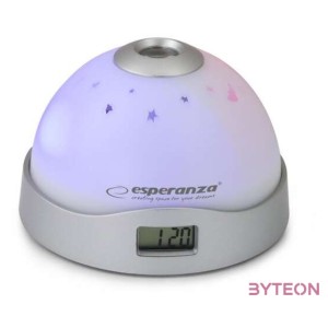 Esperanza Projektoros ébresztőóra led világítással