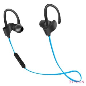 Esperanza Bluetooth mikrofonos sport fülhallgató, kék