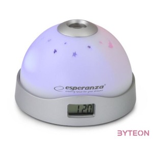Esperanza Projektoros ébresztőóra led világítással