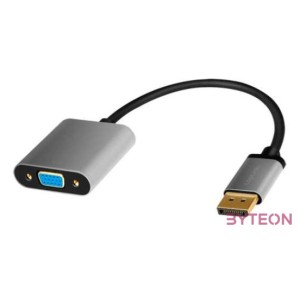 Logilink DisplayPort adapter, DP,M - VGA,F, 1080p,60 Hz, alu, 0,15 m
