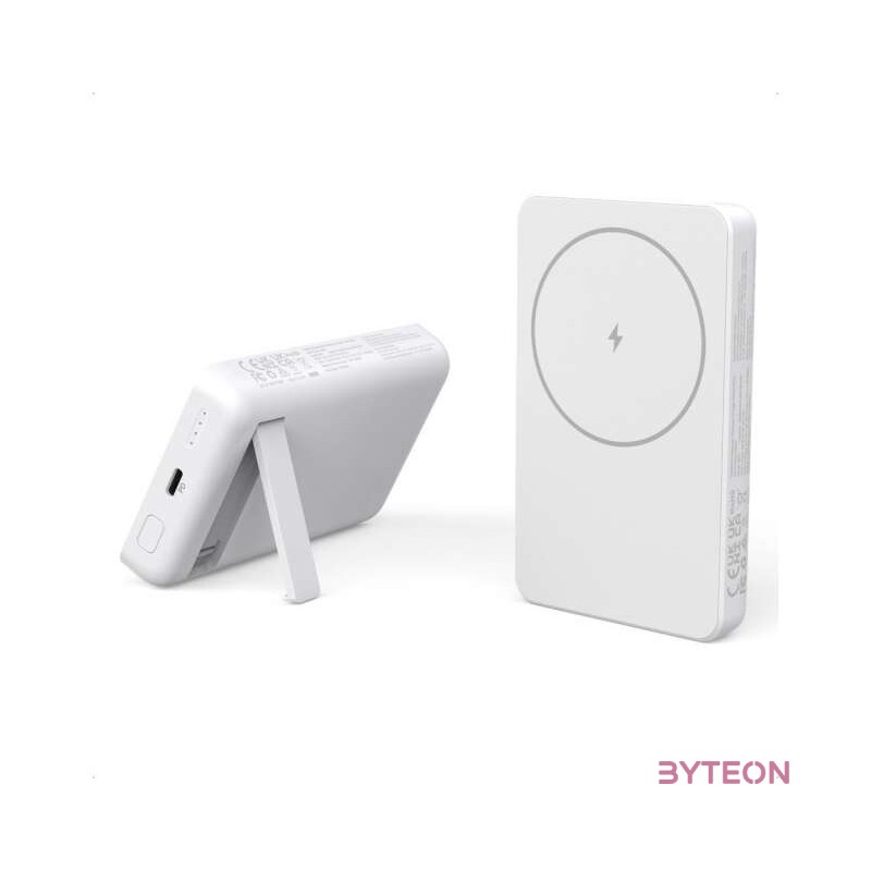 Powerbank with inductive charging 10000mAh, Iphone 12,13 (white)