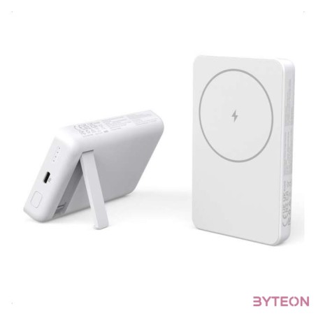 Powerbank with inductive charging 10000mAh, Iphone 12,13 (white)