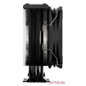 Processzor hűtő Kolink Umbra EX180 Black Edition Fekete PWM 12cm