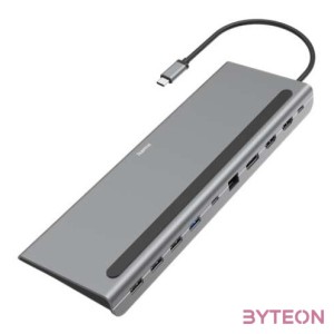 Hama USB 3.2 TYPE-C 10in1 Dokkoló Adapter