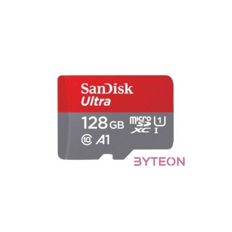 Sandisk 128GB microSDHC Ultra Class 10 UHS-I A1 (Android)  adapterrel