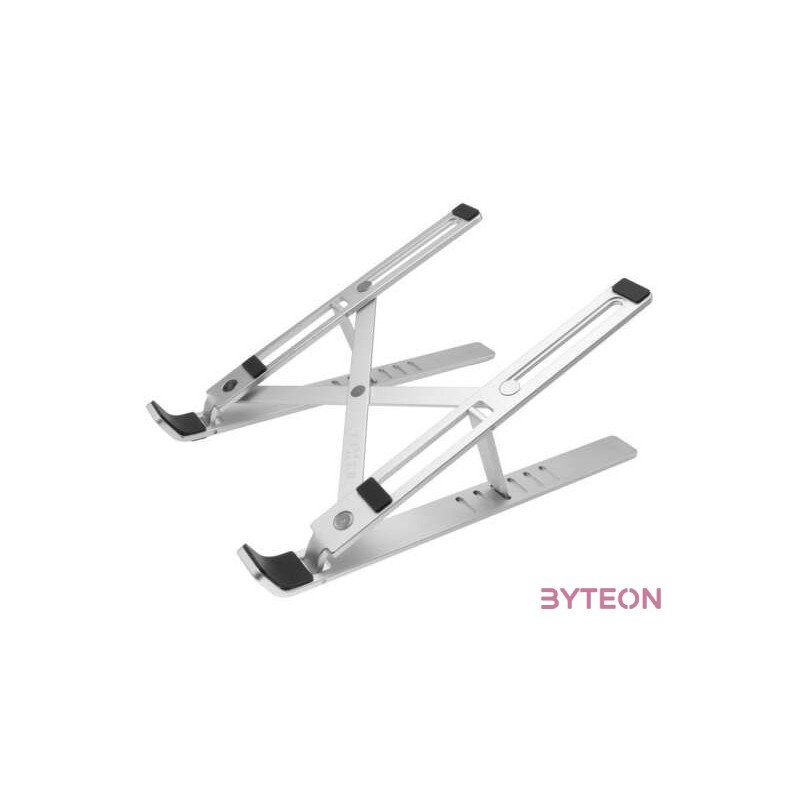 FIXED Frame Fold aluminum folding stand notebooks and tablets Silver