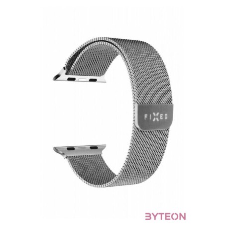 FIXED szíj rozsdamentes hálóval Apple Watch 38,40mm órához Ezüst
