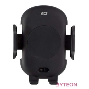 ACT AC9010 Automatic smartphone car mount with wireless charging Black