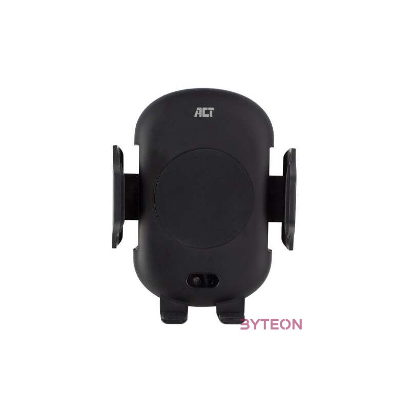 ACT AC9010 Automatic smartphone car mount with wireless charging Black