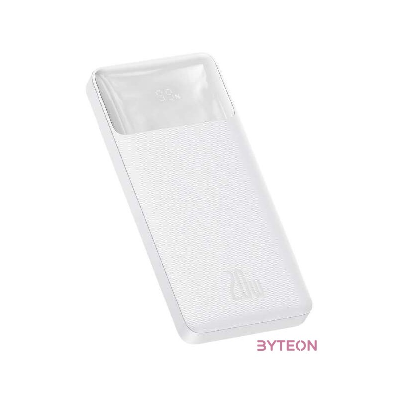 Powerbank Baseus Bipow 10000mAh, 20W (white)