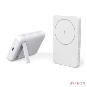 Powerbank with inductive charging 10000mAh, Iphone 12,13 (white)