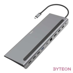 Hama USB 3.2 TYPE-C 10in1 Dokkoló Adapter