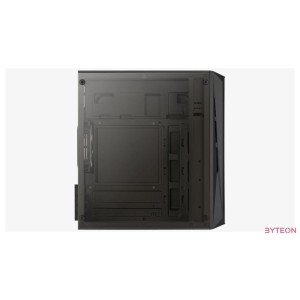 Számítógépház Aerocool CS-107 Mesh FRGB mATX Fekete Acryl üveg