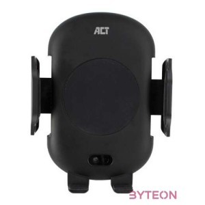ACT AC9010 Automatic smartphone car mount with wireless charging Black