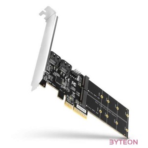 AXAGON PCES-SA4M2 PCIe Controller 2x SATA 6G  2x SATA M.2