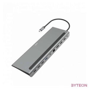 Hama USB 3.2 TYPE-C 10in1 Dokkoló Adapter
