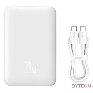 Baseus Magnetic Powerbank, 10000mAh, 20W (white)