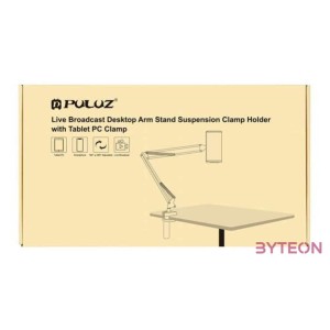 Puluz desk stand with phone,tablet holder (black)