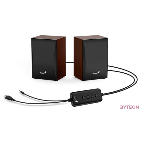 Genius SP-HF380BT 2.0 Speaker Wood