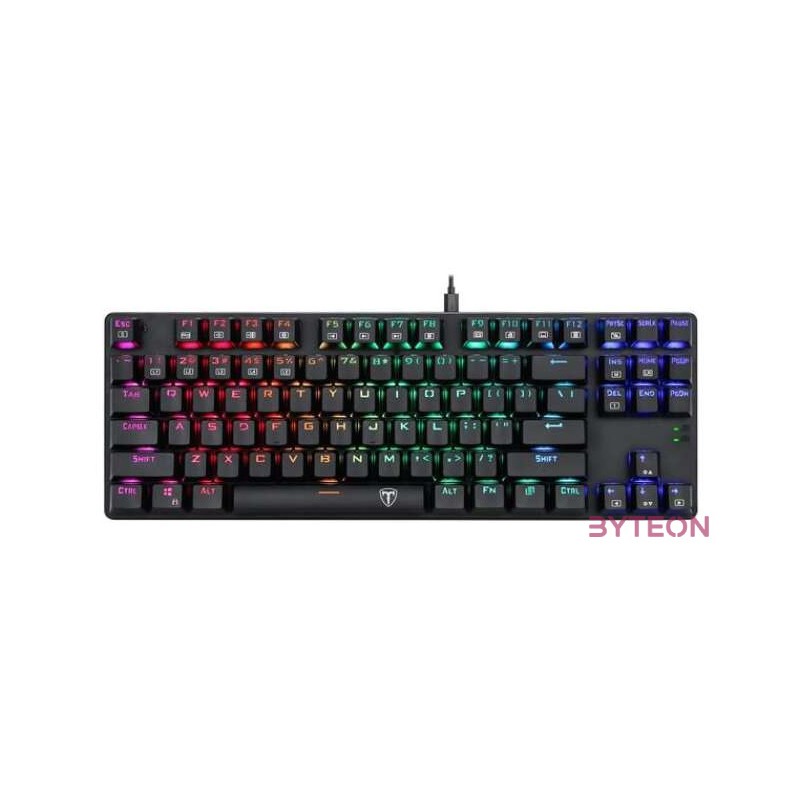 T-Dagger Bora Wired Keyboard Blue Switch Black HU