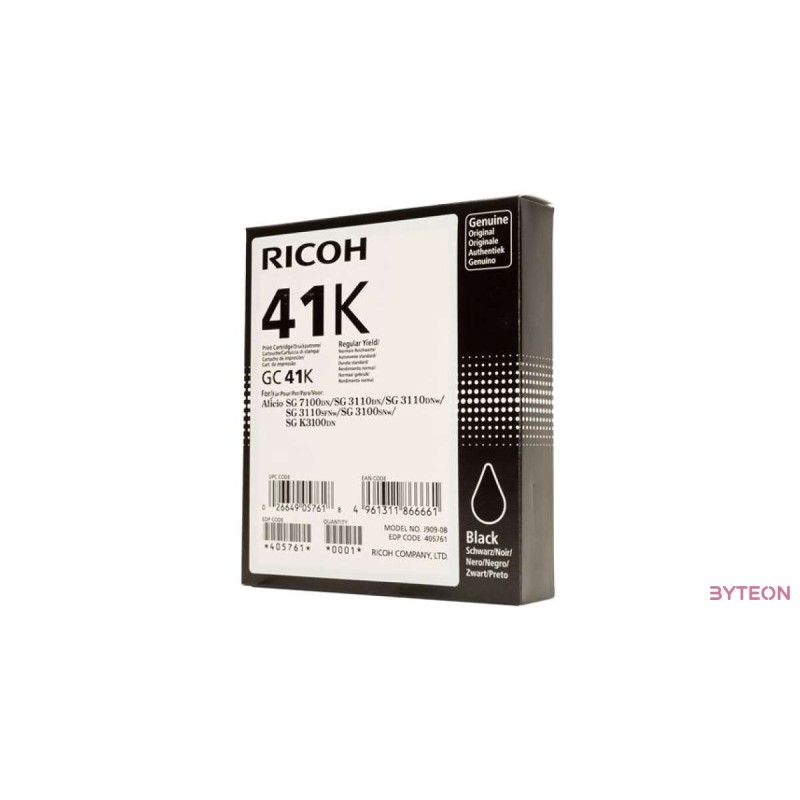 Ricoh GC41K - Fekete