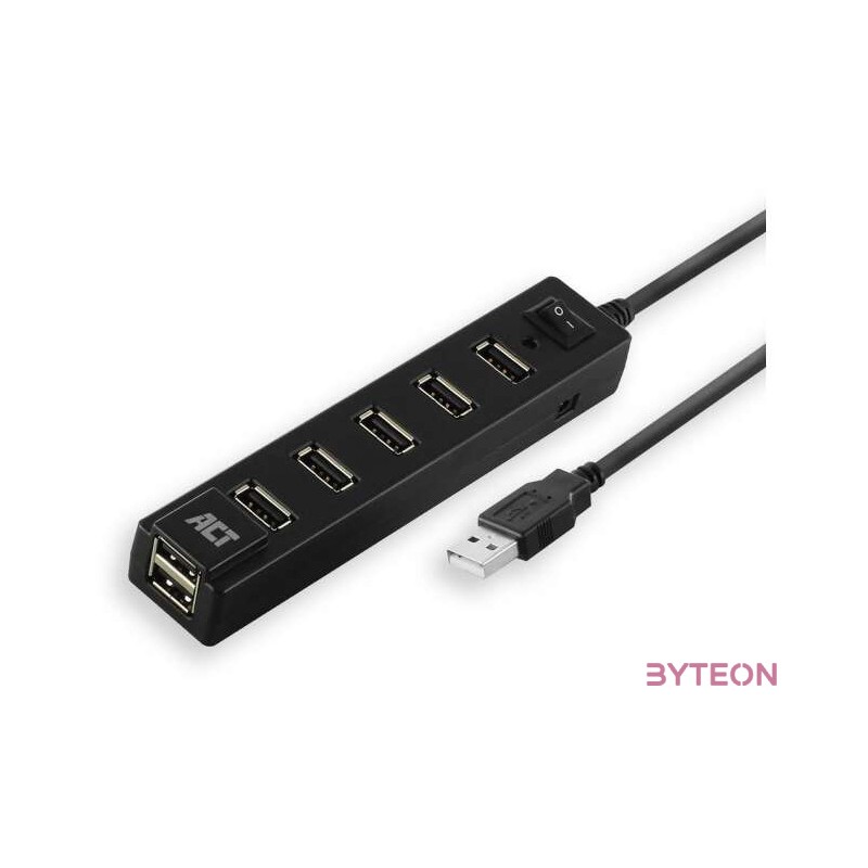 ACT AC6215 USB Hub 7 port with on and off switch