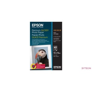 Epson Premium Glossy Photo Paper (10x15, 40db)