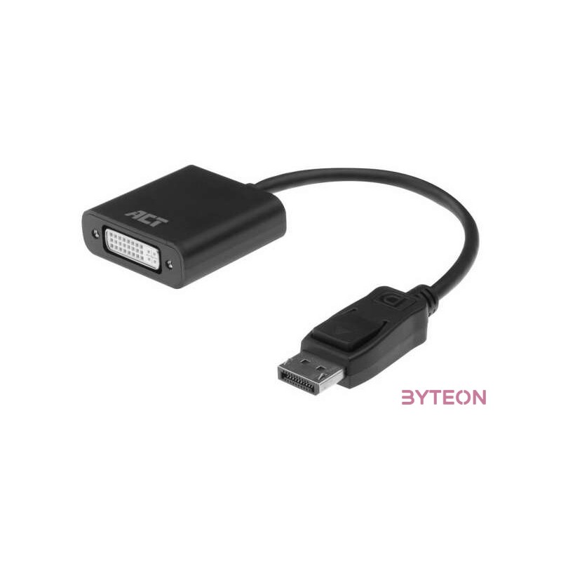 ACT AC7510 DisplayPort - DVI adapter Black