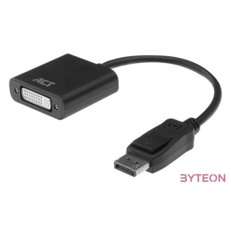 ACT AC7510 DisplayPort - DVI adapter Black