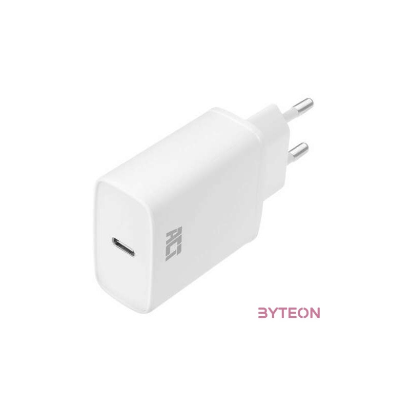 ACT AC2100 Compact USB-C Charger 20W for fast charging White
