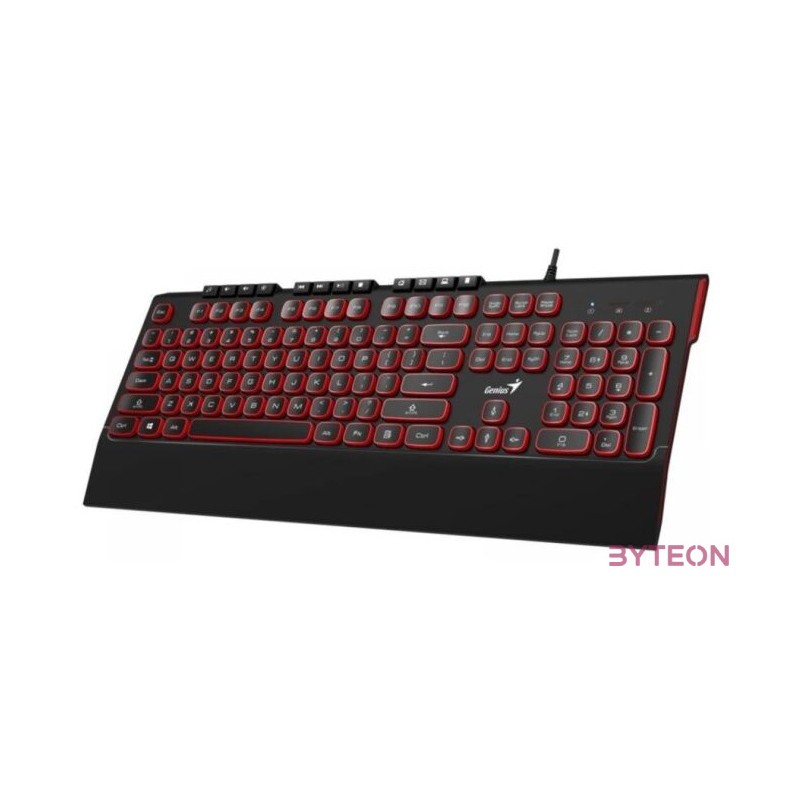 Genius Slimstar 280 Keyboard Black,Red HU