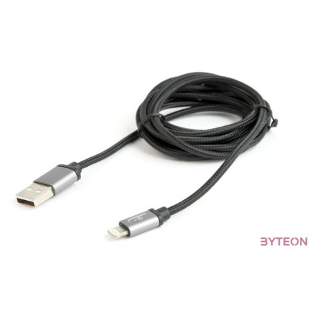 Gembird CCB-mUSB2B-AMLM-6 USB2.0 - Lightning cable 1,8m Black