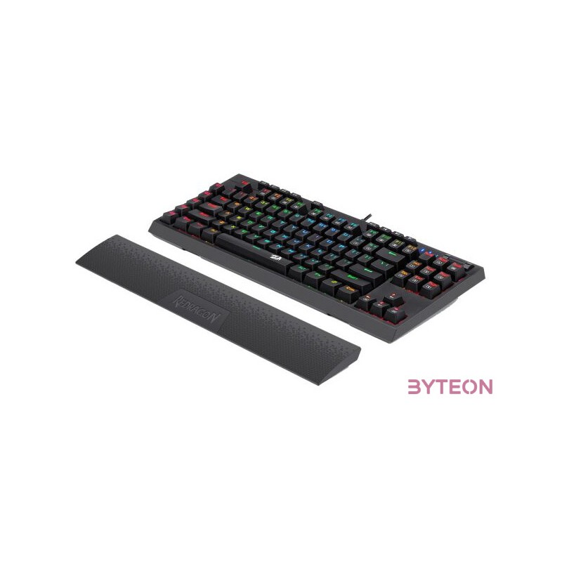 Redragon Vishnu RGB Wireless,Wired Brown Mechanical Gaming Keyboard Black HU