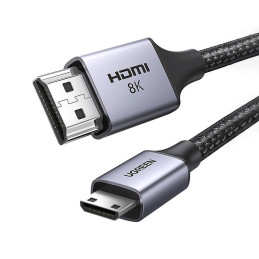 UGREEN Mini HDMI Cable 4K60Hz 2m 8k(black) HD163 15515