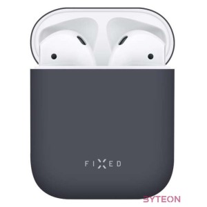 FIXED Ultrathin Szilikon Tok Silky Apple Airpods, Kék