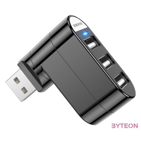 BOROFONE DH3 3-ports Splitter USB-C Hub Black