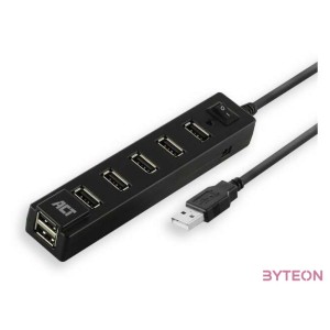 ACT AC6215 USB Hub 7 port with on and off switch