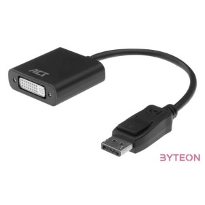 ACT AC7510 DisplayPort - DVI adapter Black