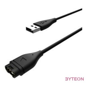 FIXED USB Charging Cable Garmin smartwatch, Fekete