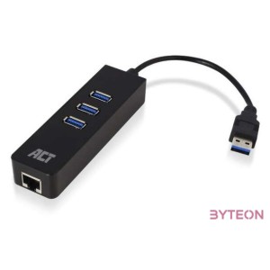 ACT AC6310 USB Hub 3.2 with 3 USB-A ports and ethernet