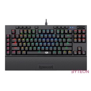 Redragon Vishnu RGB Wireless,Wired Brown Mechanical Gaming Keyboard Black HU